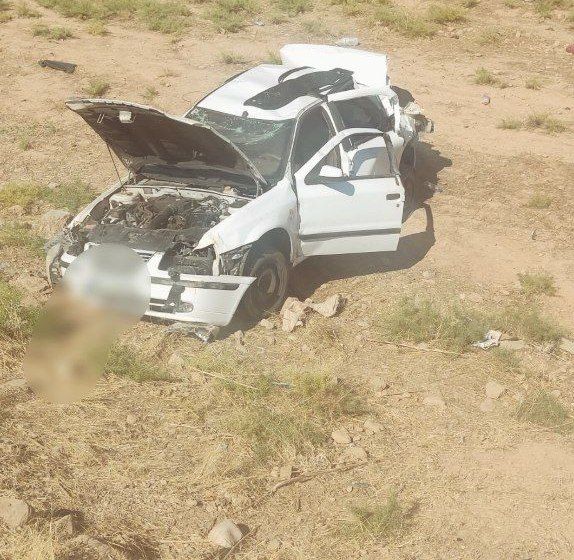 واژگونی یک دستگاه سمند در محور مسجدسلیمان _ لالی