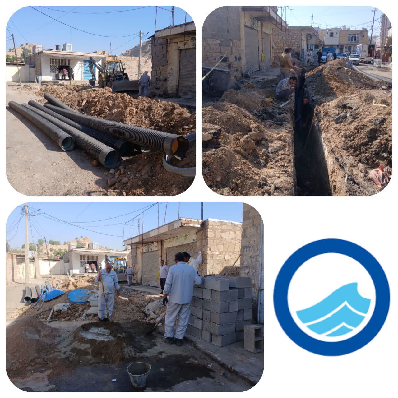 با پیگیری مهندس براتی مدیریت آبفا و با مشارکت شرکت نفت صورت گرفت/حل مشکل چندین ساله ساکنین اطراف مسجد نمره یک