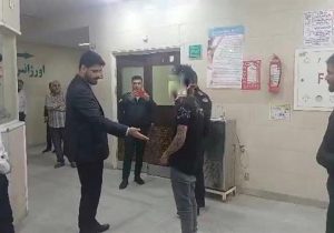 اقدام سریع نیروی انتظامی ؛ ضارب مامور حراست بیمارستان ۲۲ بهمن مسجدسلیمان بازداشت شد