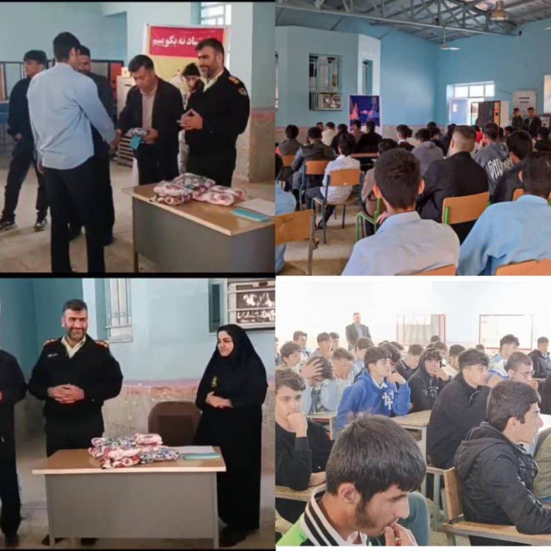 برگزاری همایش پیشگیری از مصرف مواد مخدر در هنرستان امیرکبیر شهرستان مسجدسلیمان